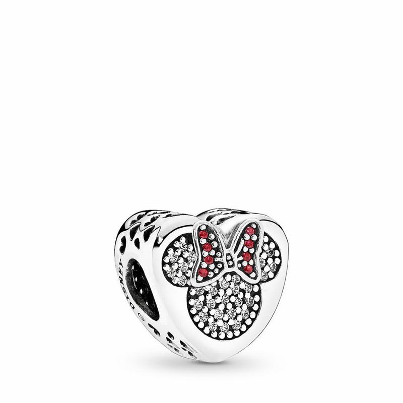 Pandora Disneyr Mickey & Minnie True Love Charm - Sterling Silver/Cubic Zirconia - Canada | AI2534GB